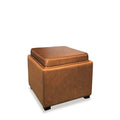 Kumi Flip-Lid Ottoman - Tan - Paulas Home & Living