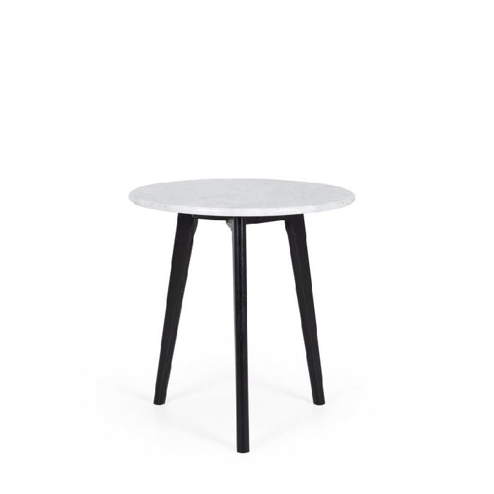 Radius Side Table - Marble - Black - Paulas Home & Living