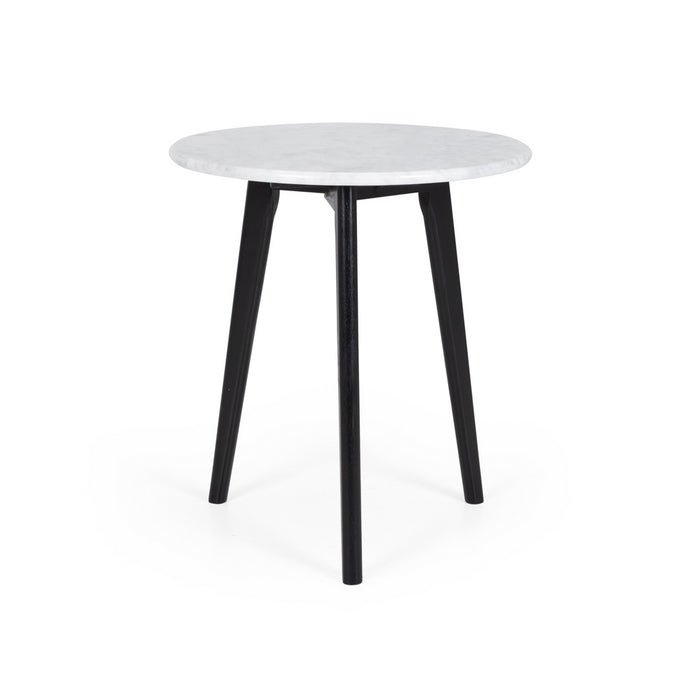Radius Side Table - Marble - Black - Paulas Home & Living