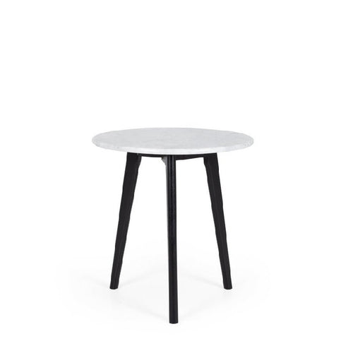 Radius Side Table - Marble - Black - Paulas Home & Living