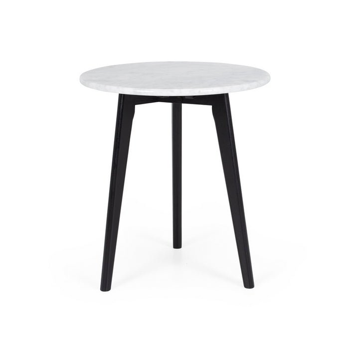 Radius Side Table - Marble - Black - Paulas Home & Living